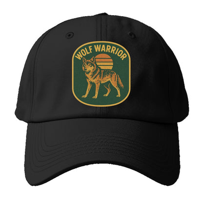 Wolf Warrior  - Baseball Cap - Black