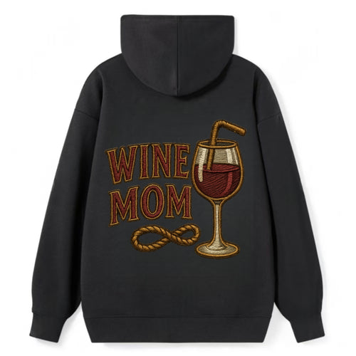 Wine Mom  - Classic Pullover Hoodie