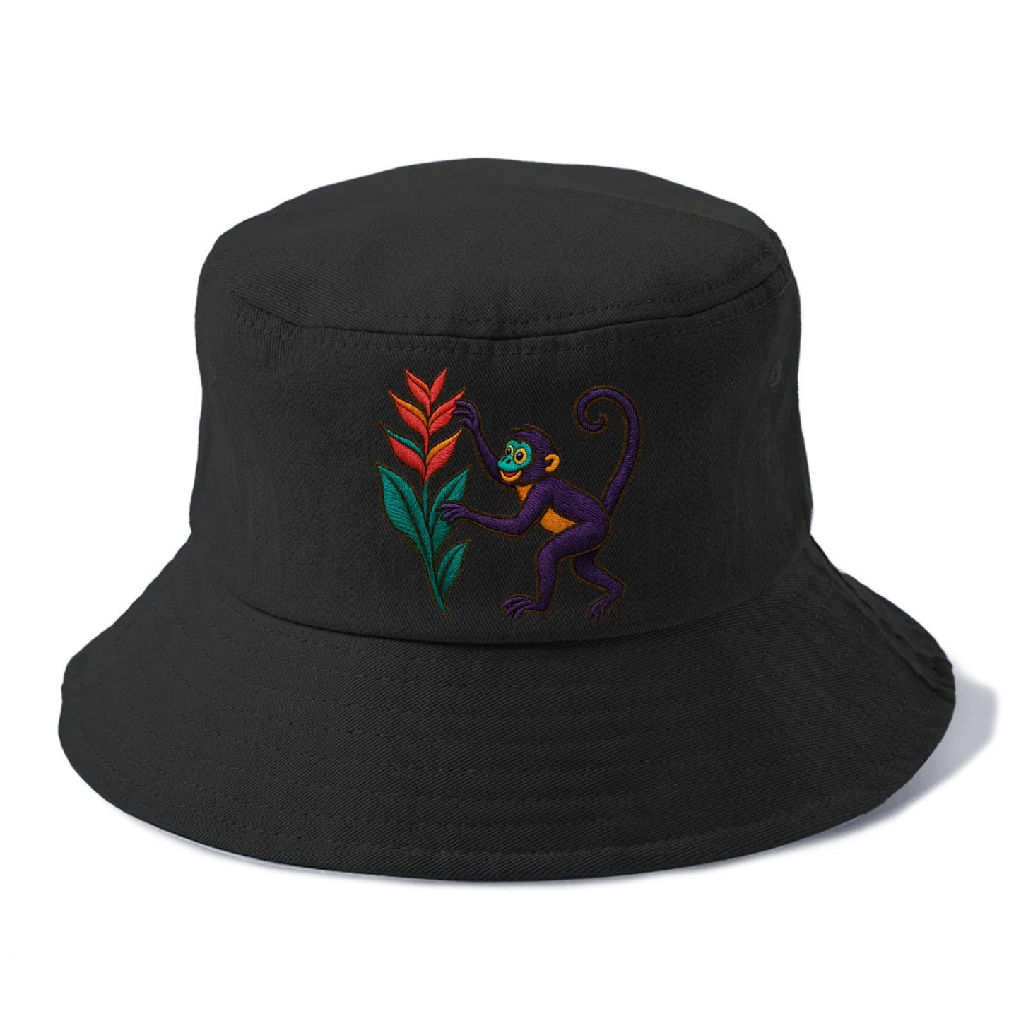 Spider Monkey - Bucket Hat - Black