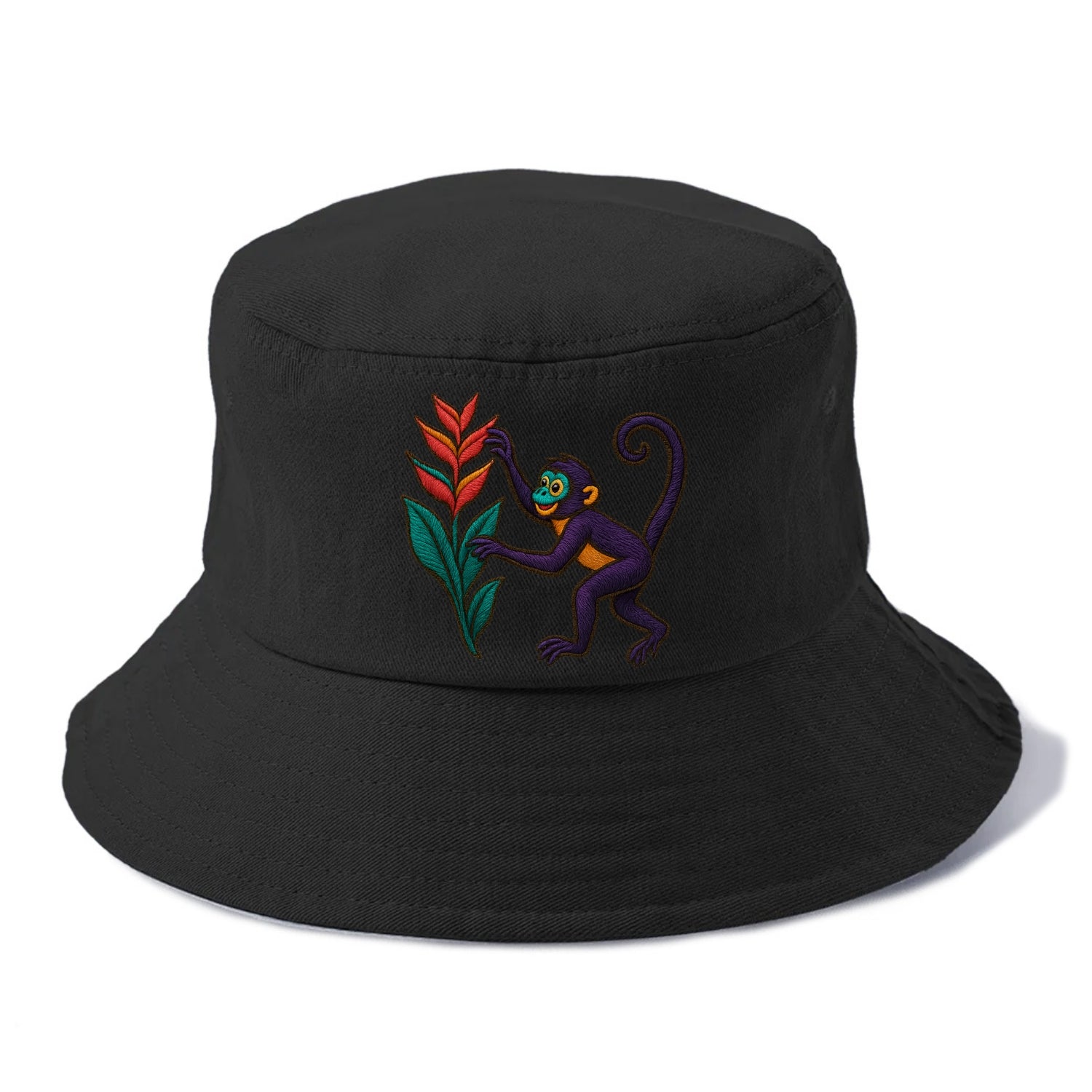 Spider Monkey - Bucket Hat - Black