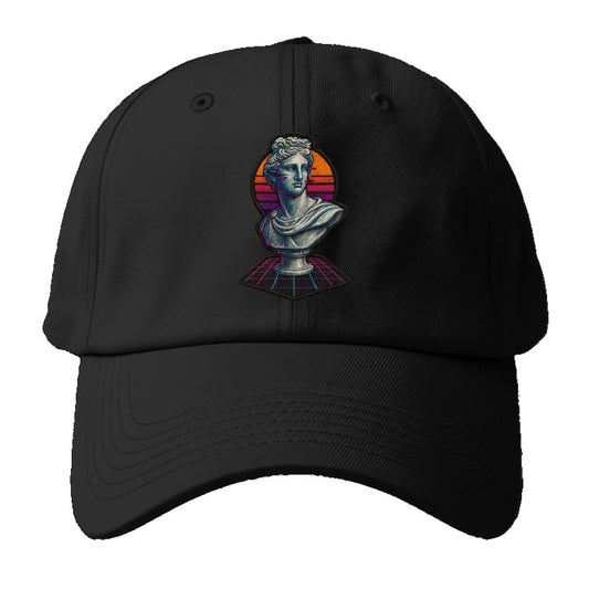 Greek Statue - Baseball Cap For Big Heads - Black