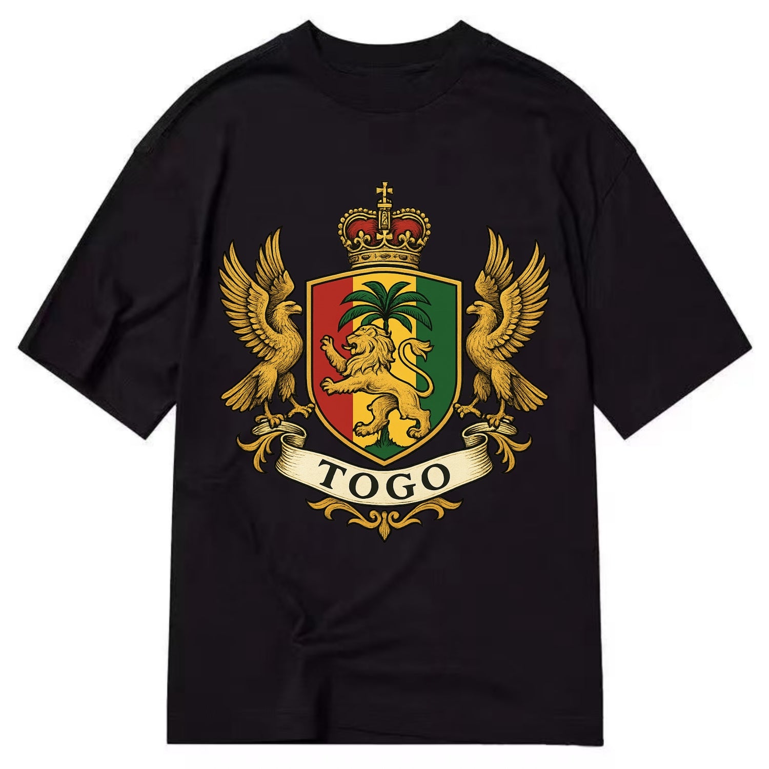 Togo Heritage Badge  - Classic T-shirt - Black