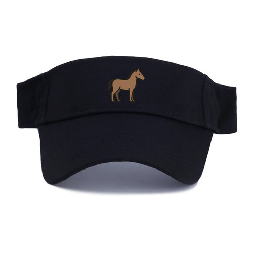 Horse - Brown standing pose flat side profile - Visor