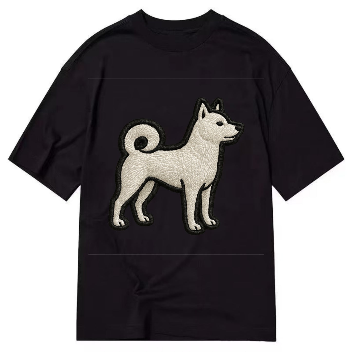 Kishu Ken - Contemporary white hunter de - Classic T-shirt - Black