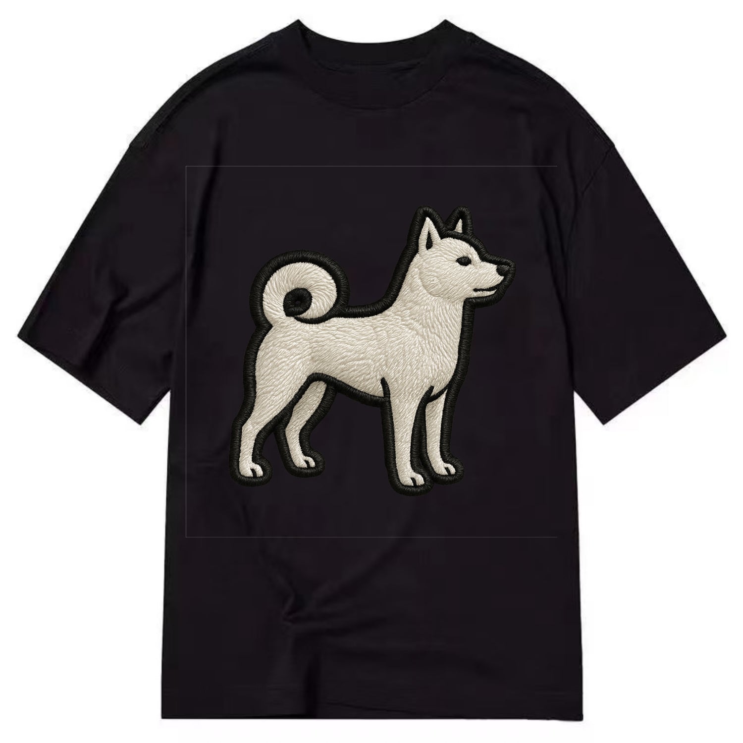 Kishu Ken - Contemporary white hunter de - Classic T-shirt - Black