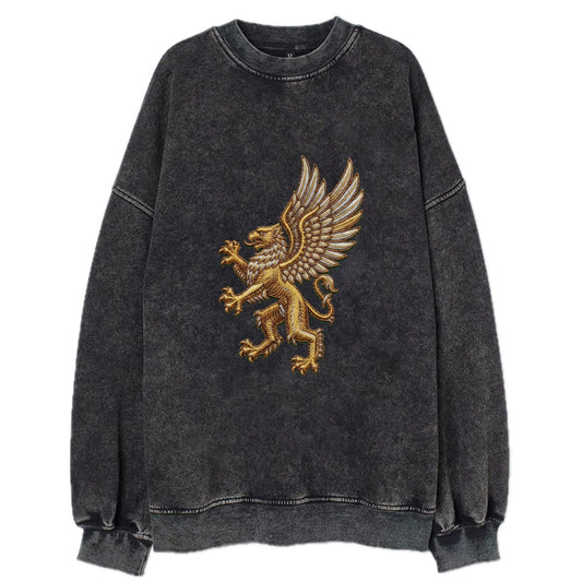 Griffin - Vintage Sweatshirt - Black