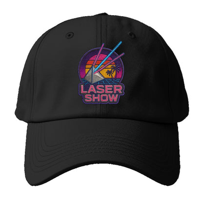 Laser Show - Baseball Cap For Big Heads - Black