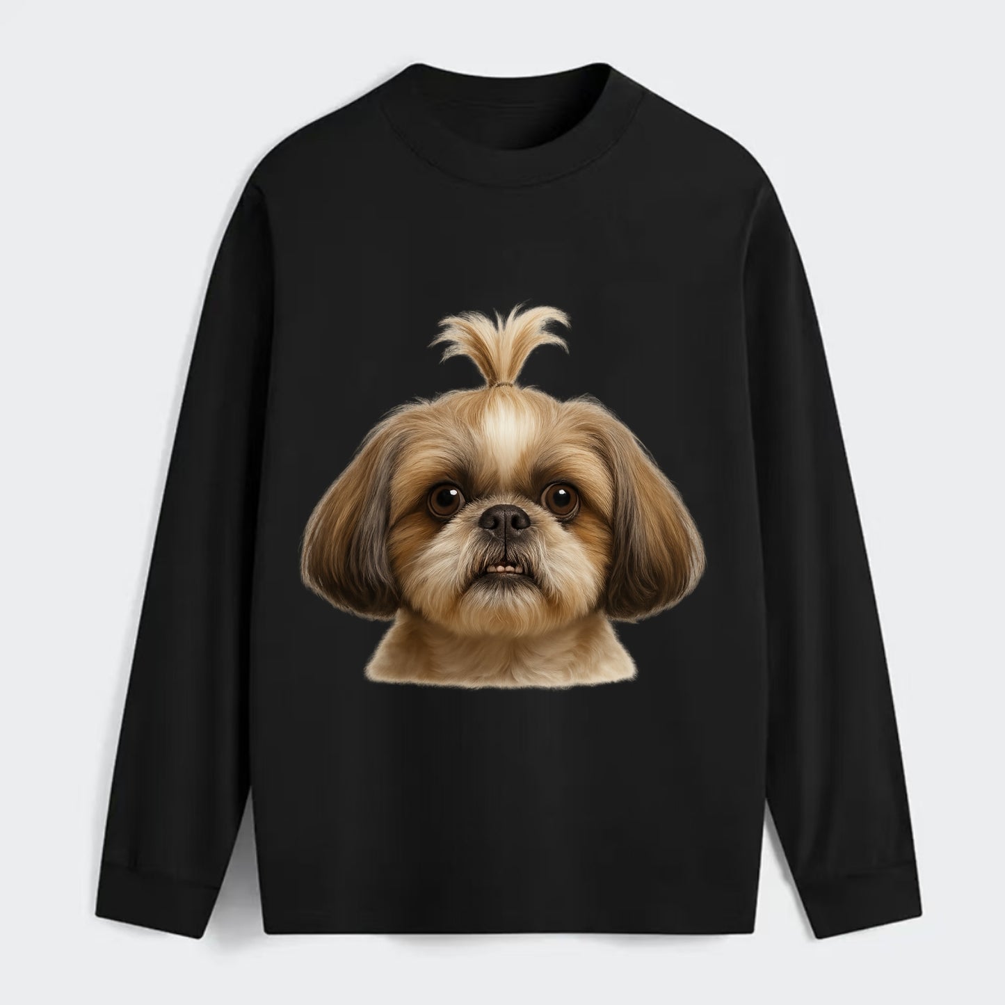 Shih Tzu  - Classic Long Sleeve Shirt - Black