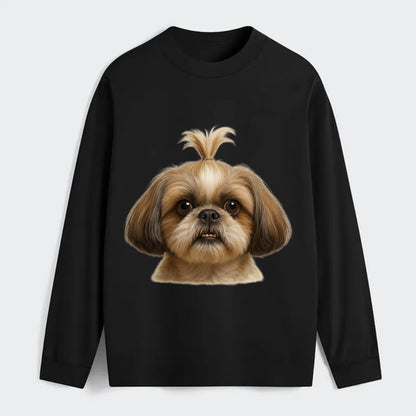 Shih Tzu  - Classic Long Sleeve Shirt - Black