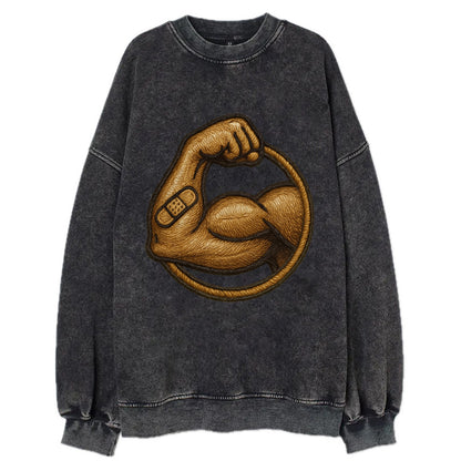 Sore Today Strong Tomorrow  - Vintage Sweatshirt - Black