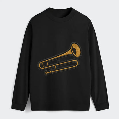 Trombone  - Classic Long Sleeve Shirt - Black