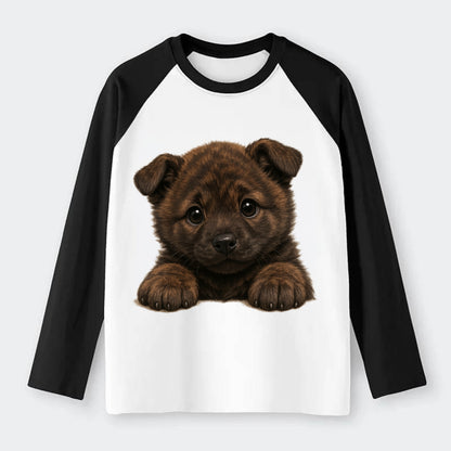 Kai Ken  - Raglan Long Sleeve T-Shirt - Black