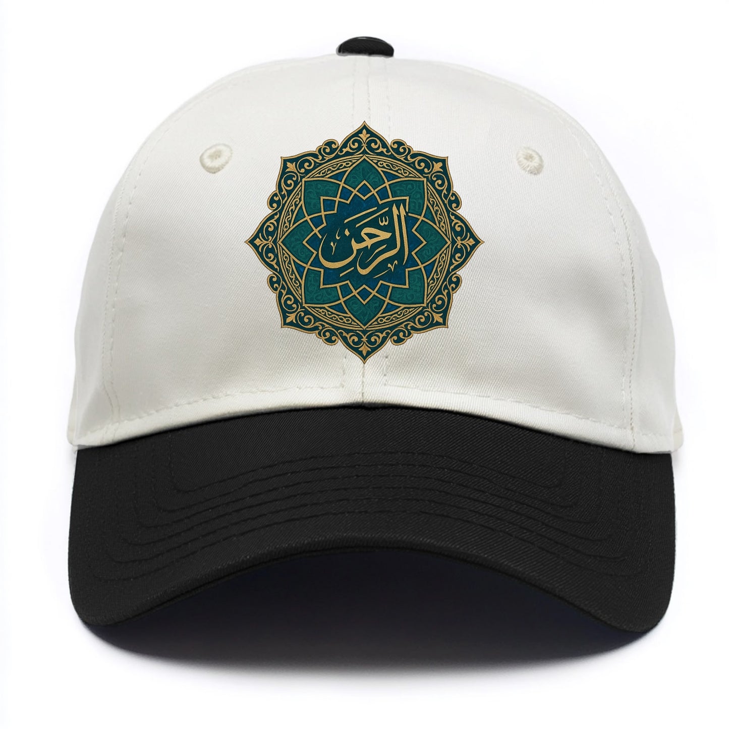 Ar-Rahman Geometric - Two Tone Cap - Black