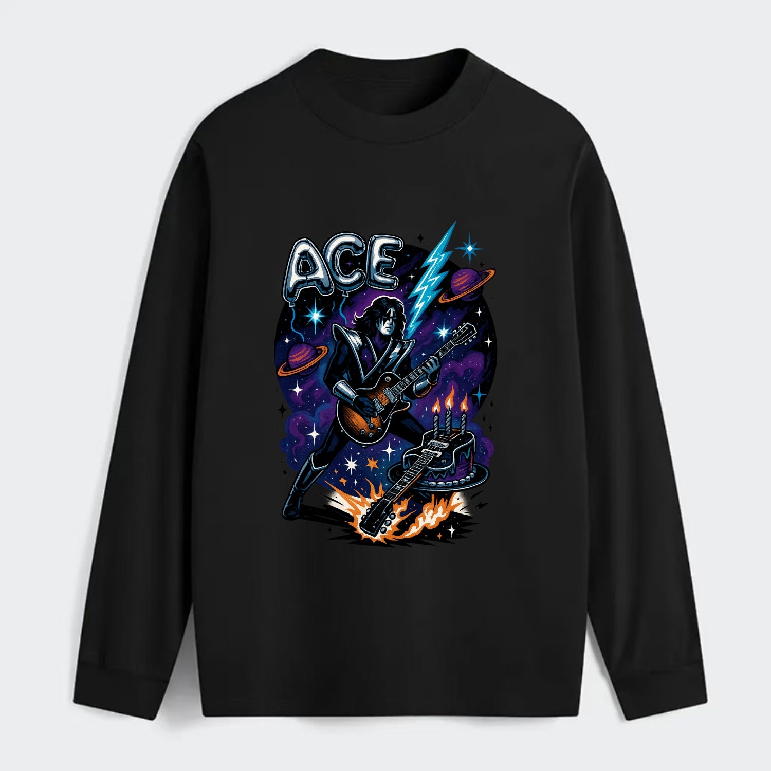 Ace Birthday Celebration - Classic Long Sleeve Shirt - Black