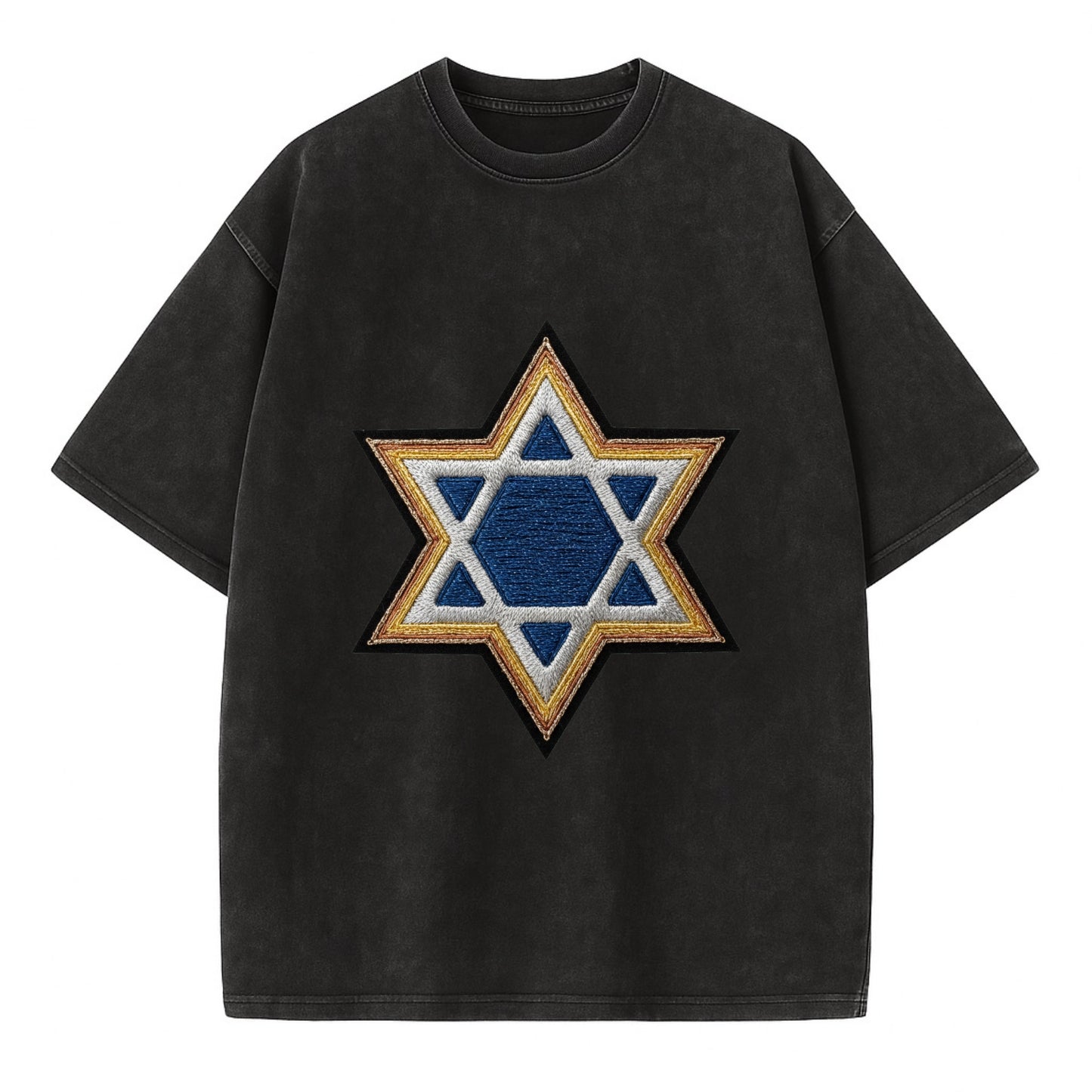 Star of David - Vintage T-shirt - Black