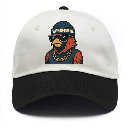 "cardinal" "washington Dc" "dc" "navy" "us East" - Two Tone Cap - Black