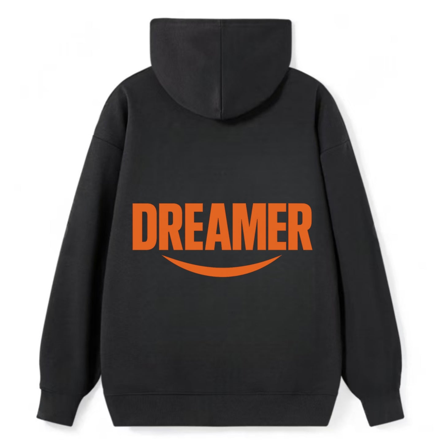Bold typography design - "DREAMER" - imagination, seeing possibilities - Classic Pullover Hoodie - Black