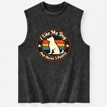 Canine Companion Crew - Vintage Washed Tank - Black