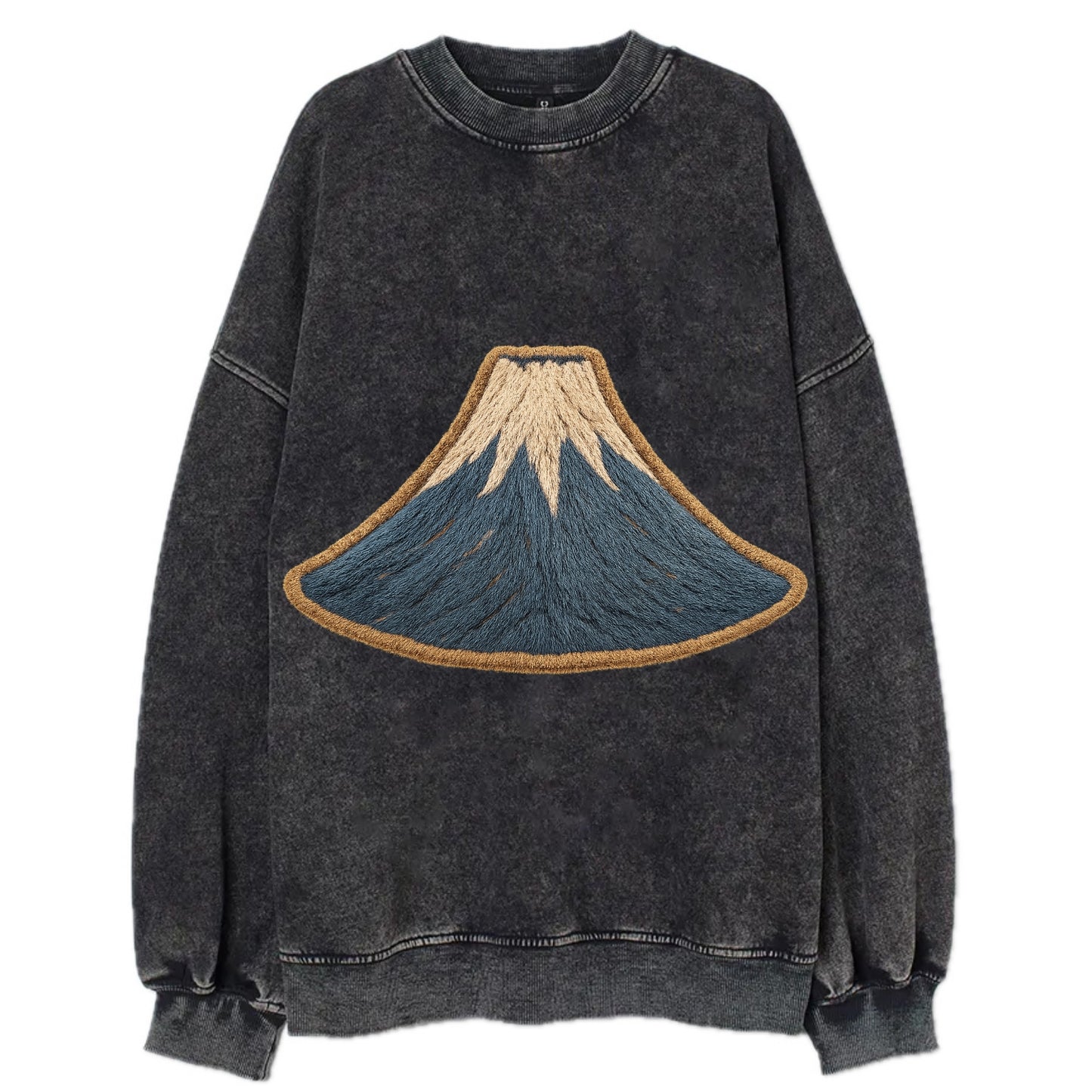 Sacred Mountain  - Vintage Sweatshirt - Black