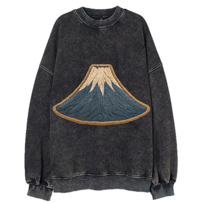Sacred Mountain  - Vintage Sweatshirt - Black