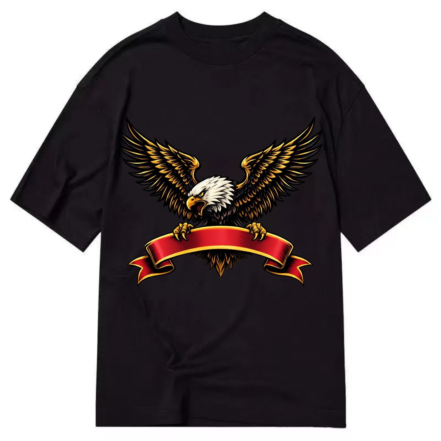 Eagle Banner - Classic T-shirt - Black