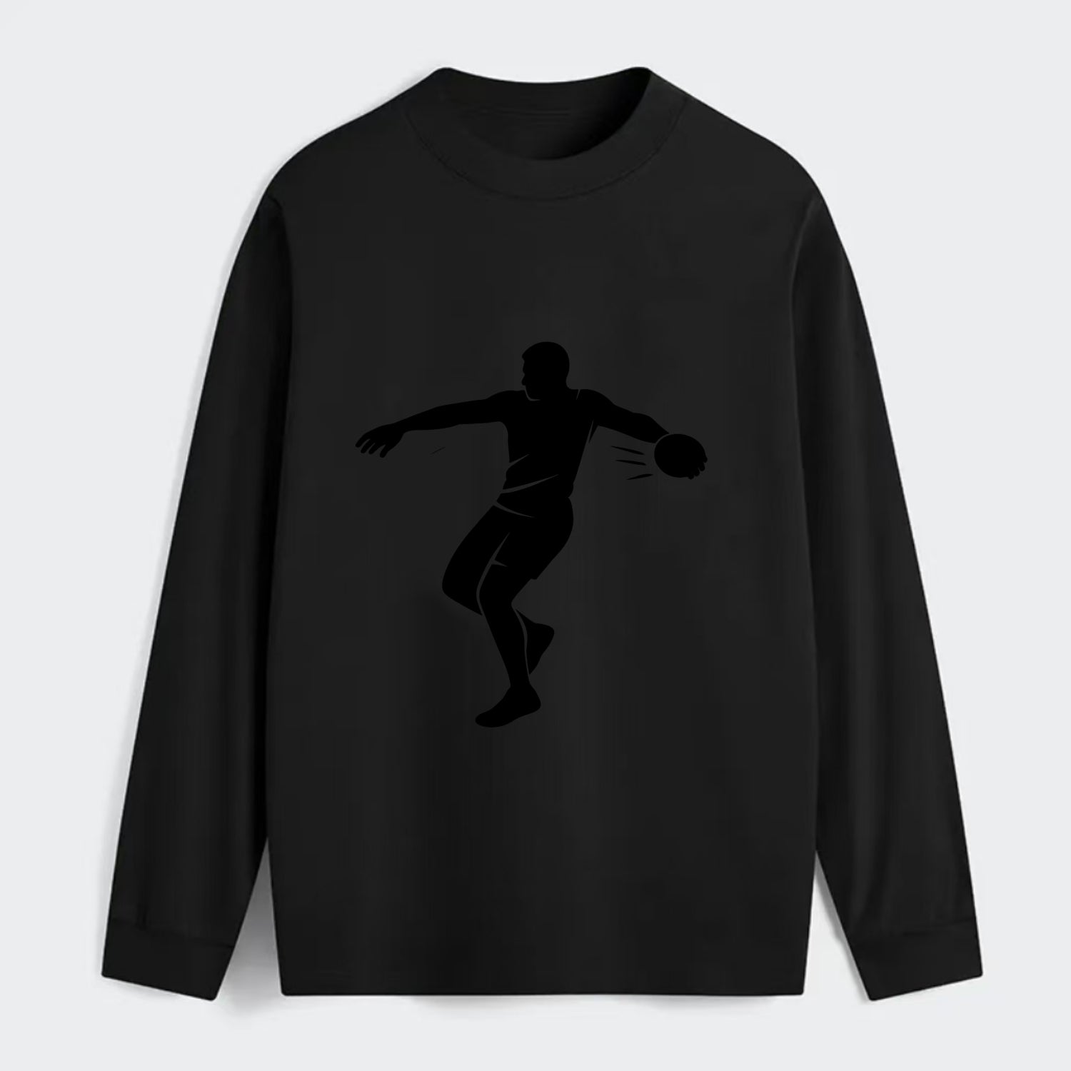 Discus thrower spinning release - Classic Long Sleeve Shirt - Black