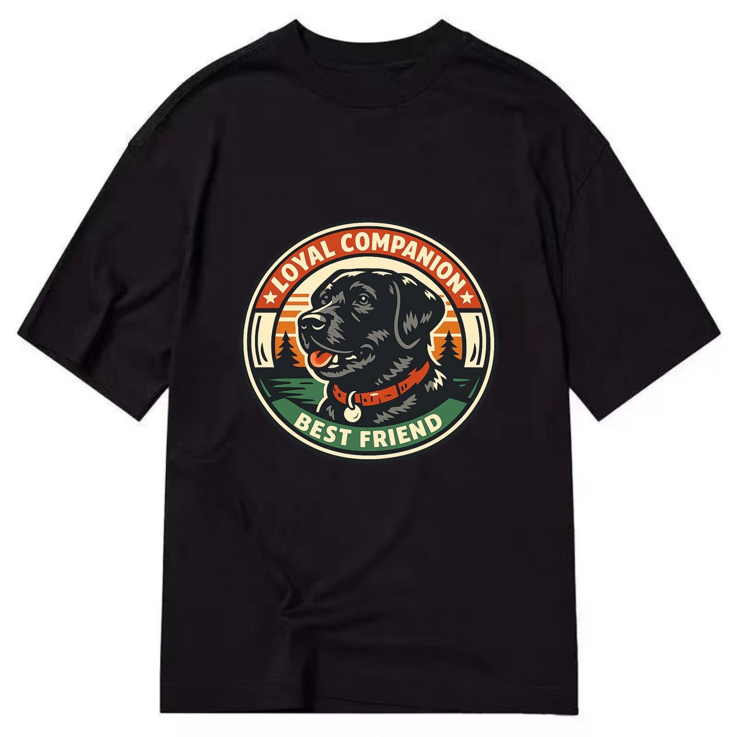 Noble Companion Emblem - Classic T-shirt - Black