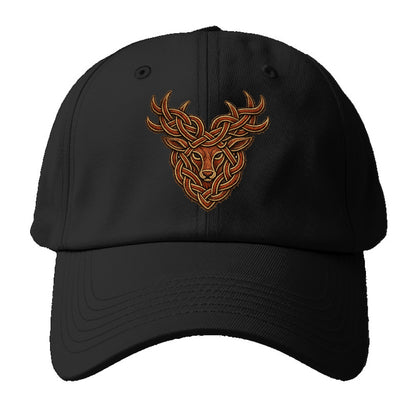 Stag Knot - Baseball Cap - Black