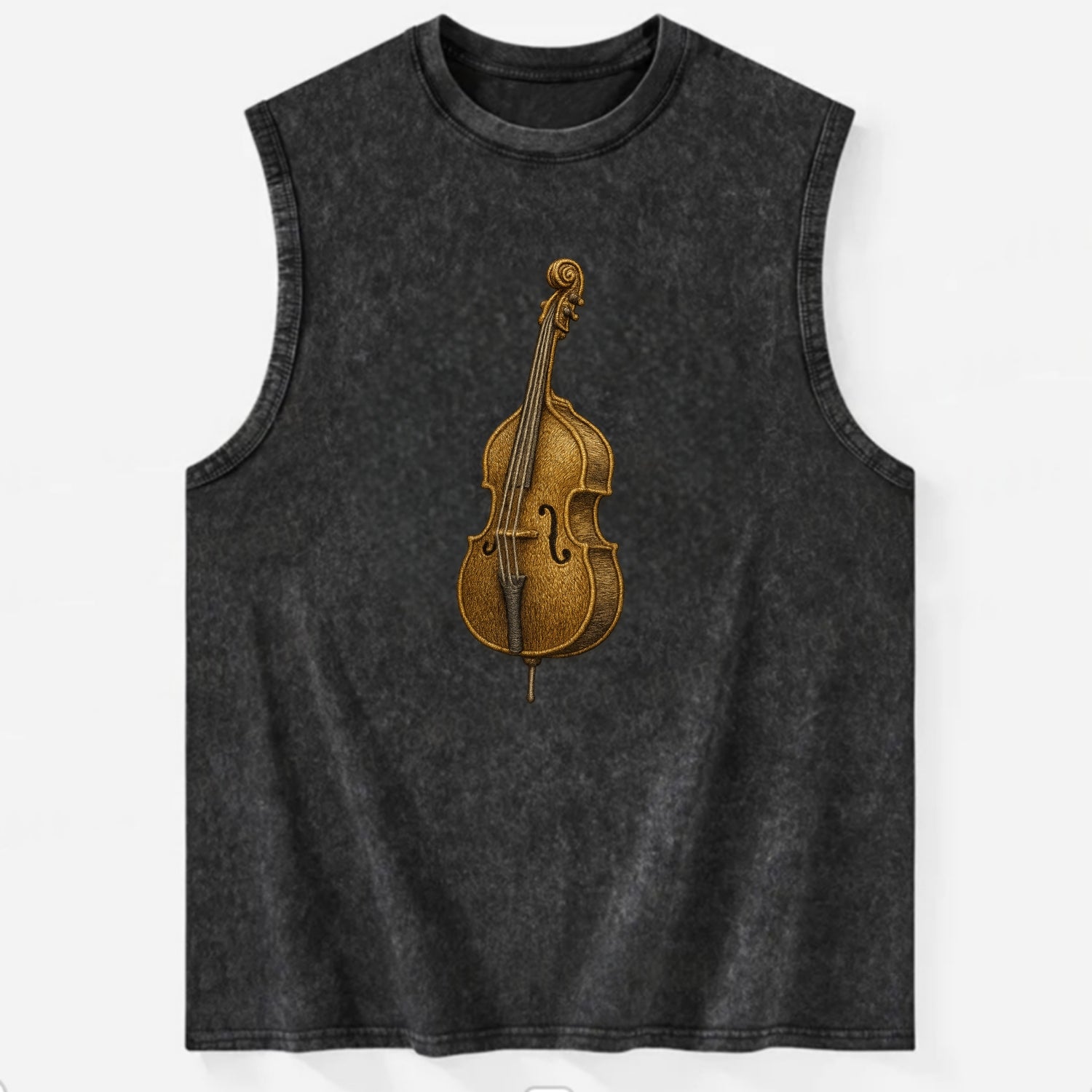 Acoustic Bass  - Vintage Washed Tank - Black