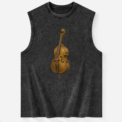 Acoustic Bass  - Vintage Washed Tank - Black