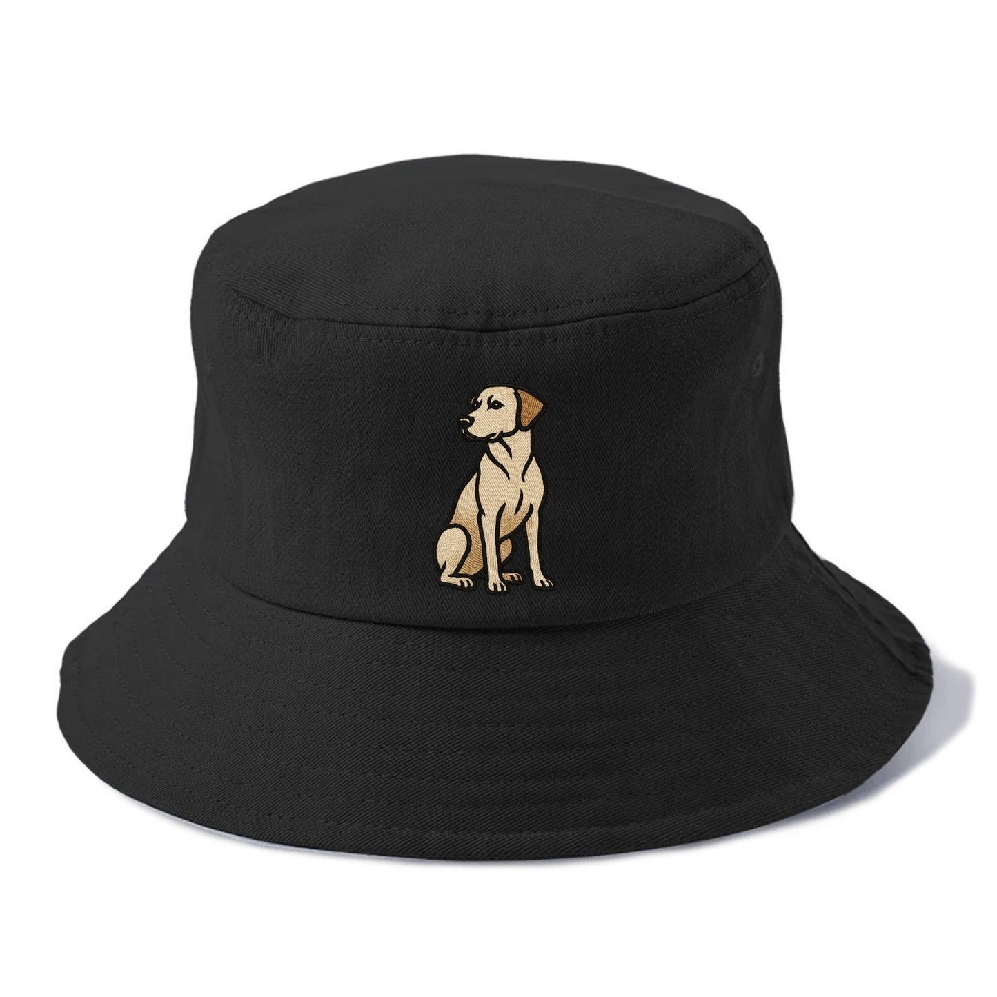 Rhodesian Ridgeback - Red wheaten sittin Bucket Hat - Black