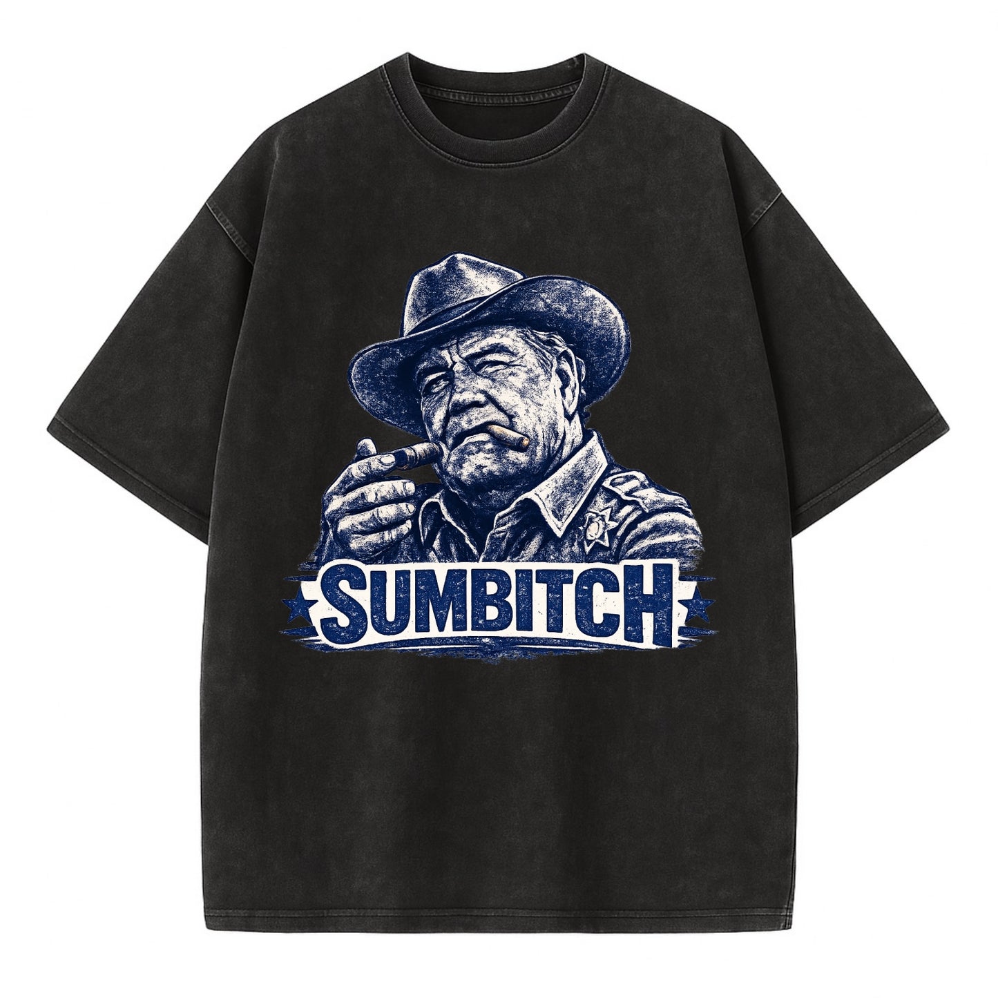 Sumbitch - Vintage T-shirt - Black