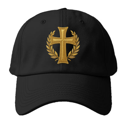 Victory Cross  - Baseball Cap For Big Heads - Black