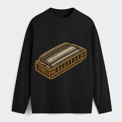 Harmonica  - Classic Long Sleeve Shirt - Black