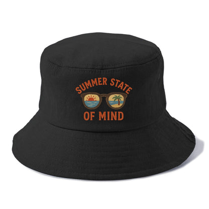 Summer State Of Mind  - Bucket Hat - Black