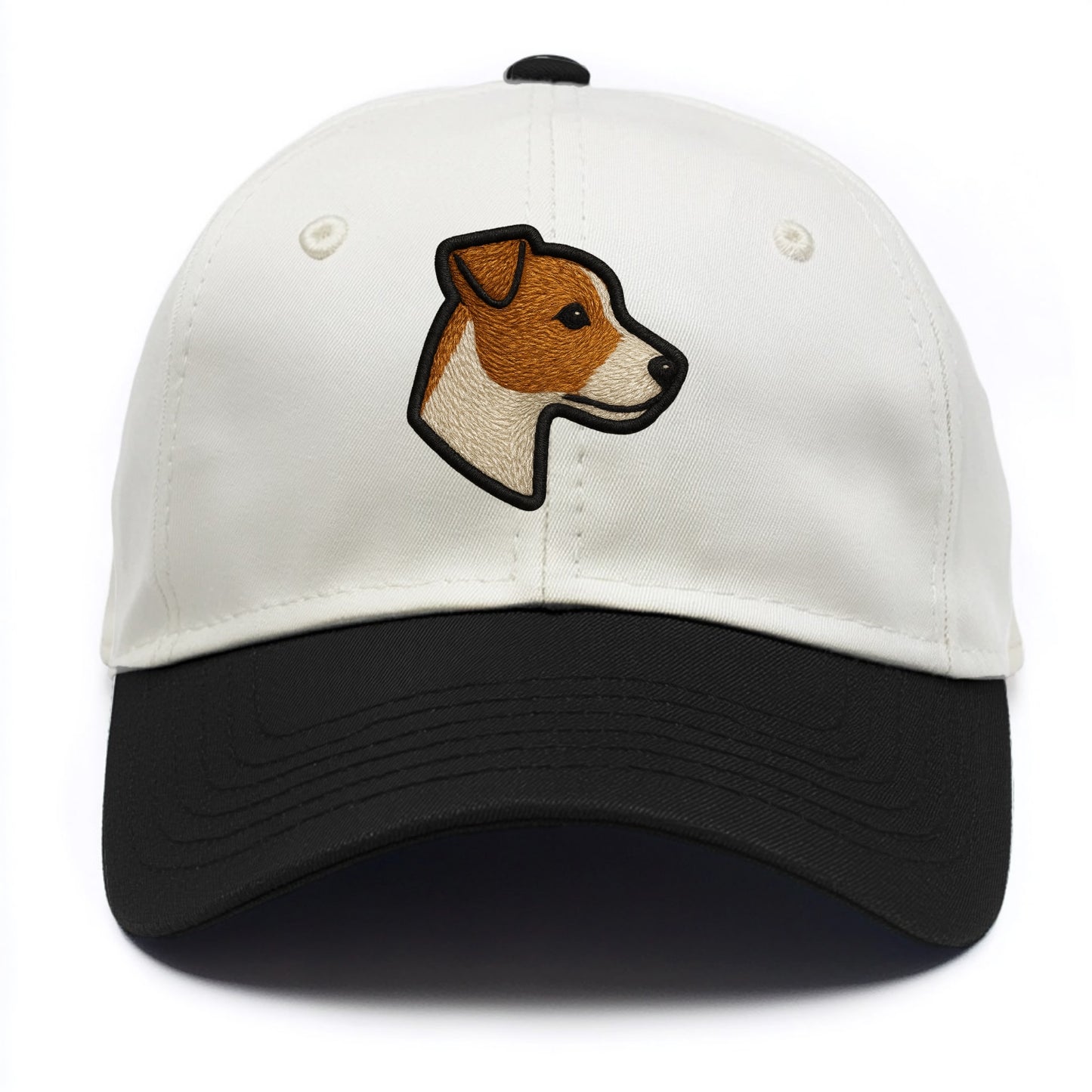 Jack Russell Terrier - Modern small terr - Two Tone Cap - Black