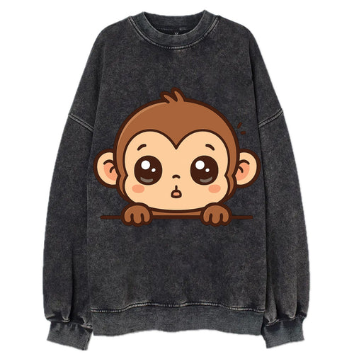 Baby Monkey  - Vintage Sweatshirt