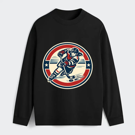 Fierce Ice Queen Emblem - Classic Long Sleeve Shirt - Black