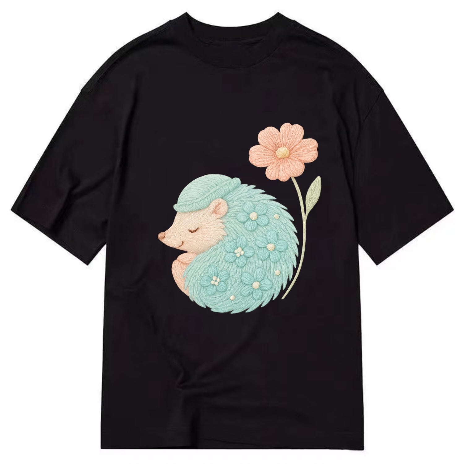 Aqua Hedgehog - Classic T-shirt - Black
