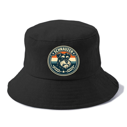 Noble Schnauzer Emblem - Bucket Hat - Black