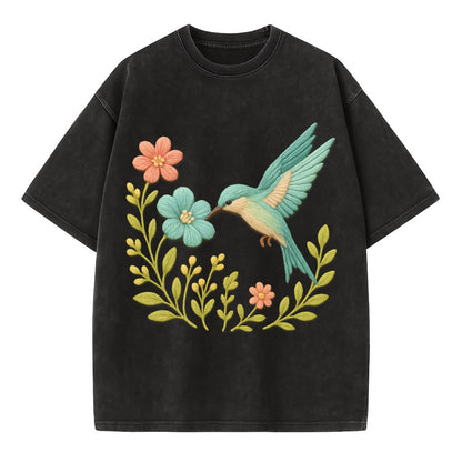 Mint Bee-Eater - Vintage T-shirt - Black
