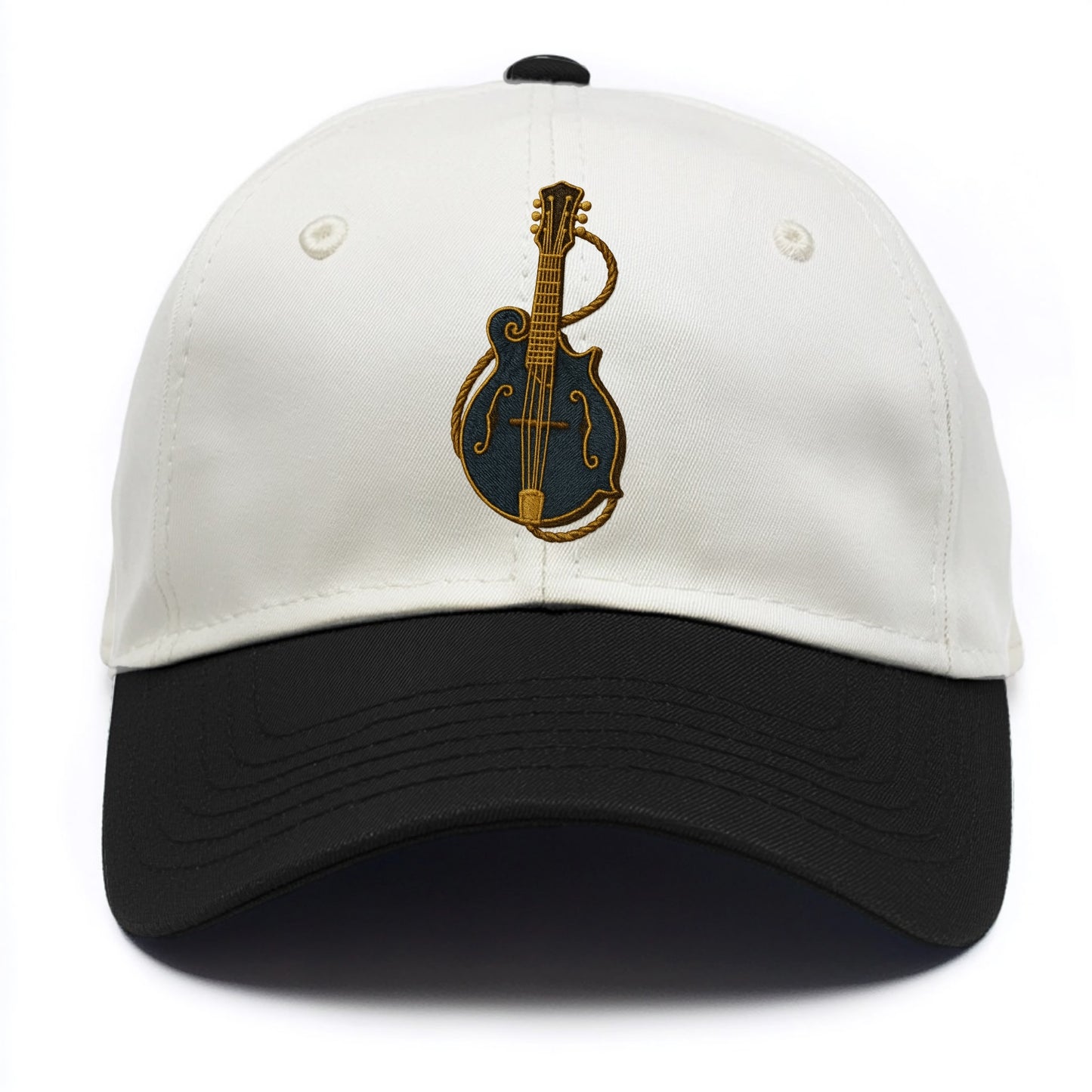Mandolin  - Two Tone Cap - Black