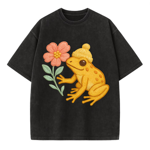 Yellow Dart Frog - Vintage T-shirt