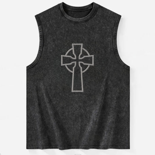 Iona Cross - Vintage Washed Tank - Black