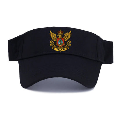 Guam Heritage Badge  - Visor - Black
