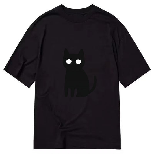 YOU MUST EMBRACE THE VOID | Black cat st - Classic T-shirt - Black