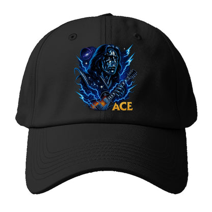Cosmic Chrome Portrait - Baseball Cap - Black