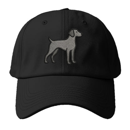Weimaraner - Trendy gray ghost design wi - Baseball Cap For Big Heads - Black