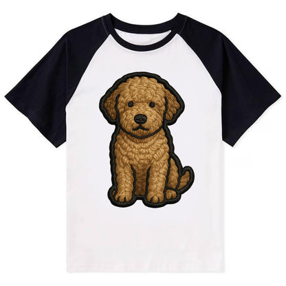 Lagotto Romagnolo - Modern truffle hunte - Contrast Raglan T-shirt - Black