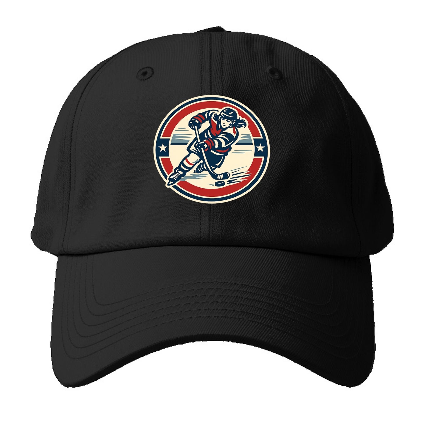 Fierce Ice Queen Emblem - Baseball Cap - Black